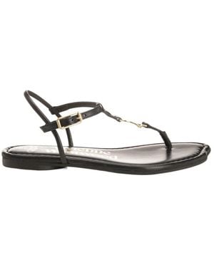 Vivienne Westwood Orb Plaque Thong Sandals - White