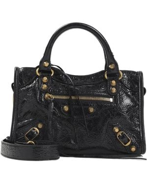 Balenciaga Le City Mini Tote Bag - Black