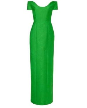 Emilia Wickstead Aislinn Jacquard Maxi Dress - Green