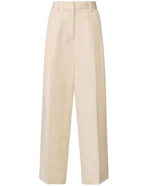 Fabiana Filippi Casual Trousers With Belt Loops - White