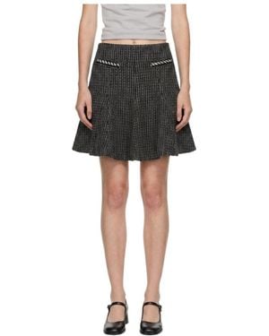 Marissa Chiara A-Line Skirt - Black