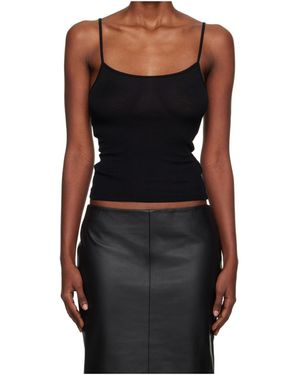 St. Agni Ribbed Knitted Strap - Black