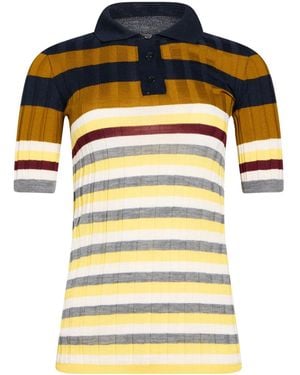 Marni Striped Tops - Yellow