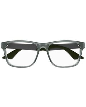 Montblanc Eyewear Mb0300O Rectangular Glasses And Frames - Metallic