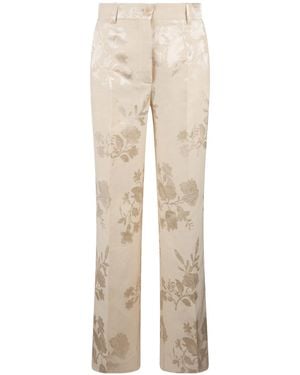 P.A.R.O.S.H. P.A.R.O..H. Raisa Tailored Trousers - Natural