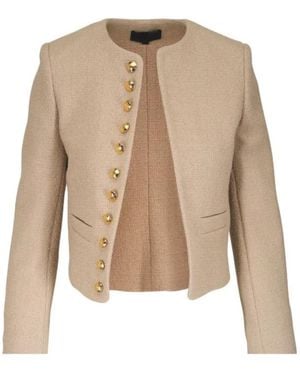 Nili Lotan Tweed Jacket - Natural