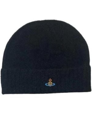 Vivienne Westwood Fluffy Beanie - Blue