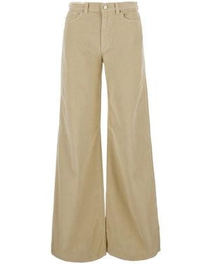 Pt Pantaloni Straight-Leg Casual Trousers - Natural