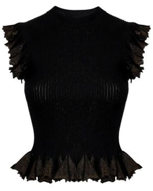 Ulla Johnson Leila Ruffled Top - Black