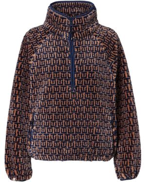 The Upside Fleece Half-Zip Sweatshirt - Brown