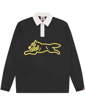 ICECREAM Long Sleeve Logo Print Shirt - Black