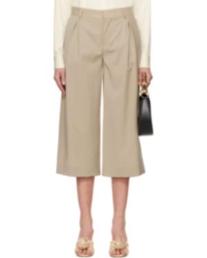 Moschino Belt Loop Casual Trousers - Natural
