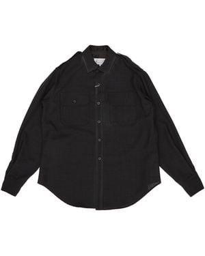 Maison Margiela Long-Sleeved Shirt - Black