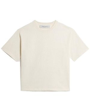 Golden Goose Logo Detailed Crewneck T-Shirt - White