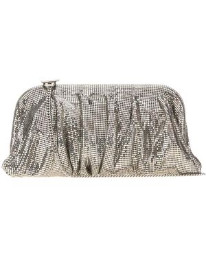 Benedetta Bruzziches Venus La Grande Clutch Bag - Grey