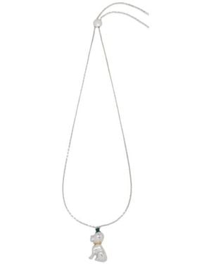 Loewe Dog Necklace - White