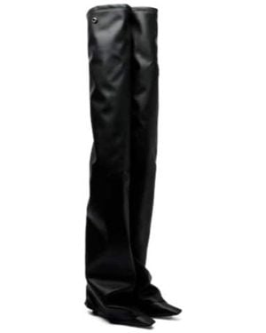 The Attico Stylish Elegant High-Heel Over-The-Knee Boots - Black