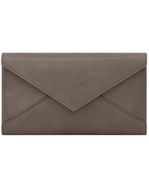 Saint Laurent Letter Large Wallet - Grey