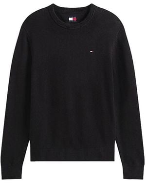 Tommy Hilfiger Tjm Slim Essential Jumper - Black