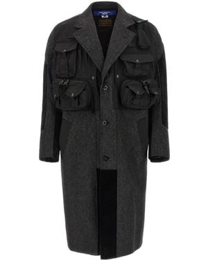 Junya Watanabe Filson X Junya Tweed Coat With Pockets 1 - Black