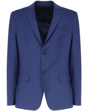 Calvin Klein Single-Breasted Blazer - Blue