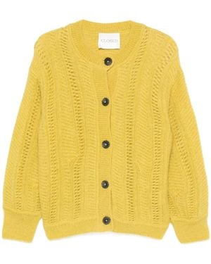 Closed Cardigan Clothing - Yellow