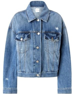 Pinko Classic Collar Denim Jacket - Blue