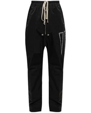 Rick Owens Drop-Crotch Trousers - Black