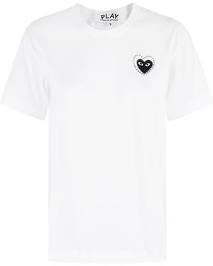 COMME DES GARÇONS PLAY Crew Neck T-Shirt - White