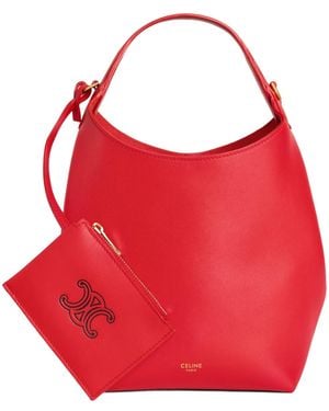 Celine Small Hobo - Red
