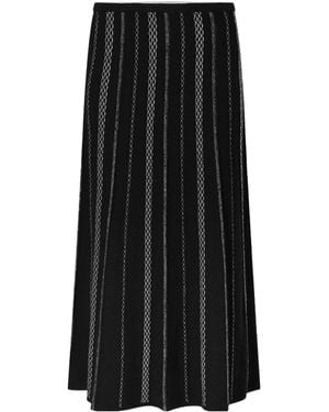 Proenza Schouler Jacquard-Knit Maxi Skirt - Black
