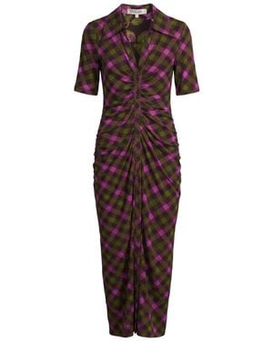 Diane von Furstenberg Zoey Reversible Dress - Brown