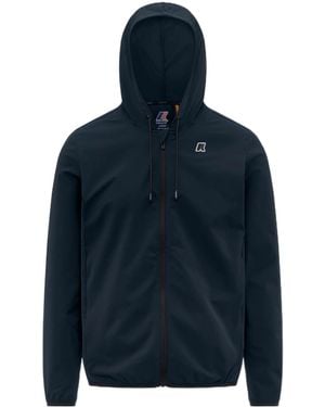 K-Way Journeer Travel Hooded Jacket - Blue