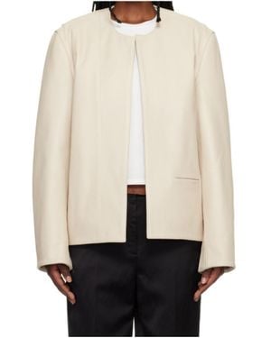TOTEME Crew Neck Jacket - Natural