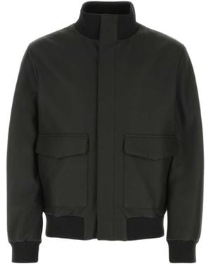 Loro Piana Long-Sleeved Jacket Coat - Black