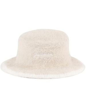 Jacquemus Le Bob Neve Bucket Hat - White