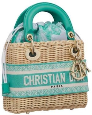 Dior Mini Iviera Lady Bag - Green
