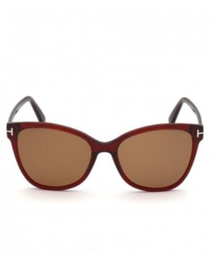 Tom Ford Cat's Eye Frame Sunglasses - Brown