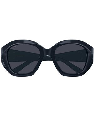 Gucci Geometric Sunglasses - Blue