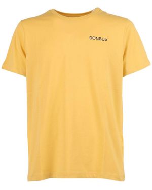 Dondup Cotton T-Shirt - Yellow