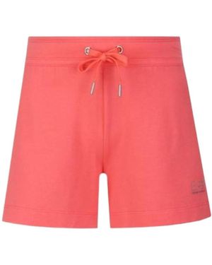 EA7 Logo Shorts - Red