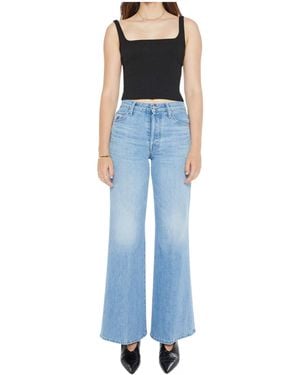 Mother The Tomcat Roller Skimp High Waist Jeans - Blue