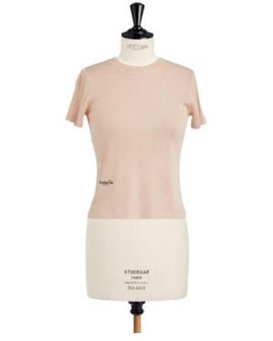 Dior Short-Sleeved Jumper - Natural