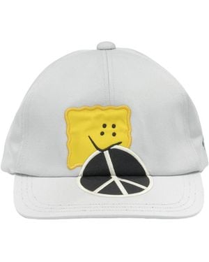 Kapital Embroidered-Detail Baseball Cap - White