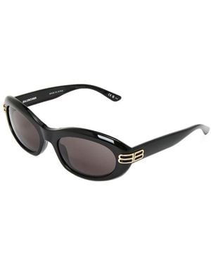 Balenciaga Oval Sunglasses - White