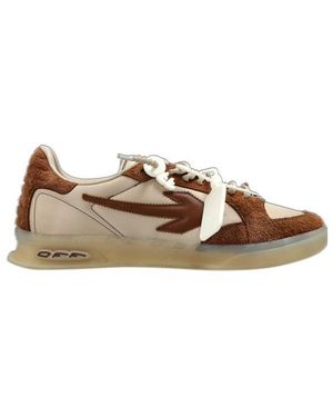 Off-White c/o Virgil Abloh Lace-Up Trainers - Brown