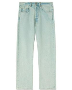 Palm Angels Overdyed Straight Leg Jeans - Green