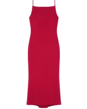 Givenchy Sliced Midi Dress - Red