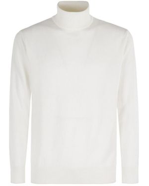 Eleventy Long-Sleeved Jumper - White