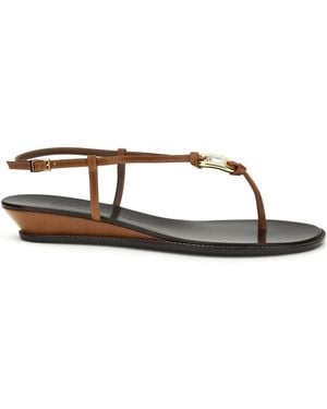 Giuseppe Zanotti Amhelia Wedge Heeled Sandals - Brown